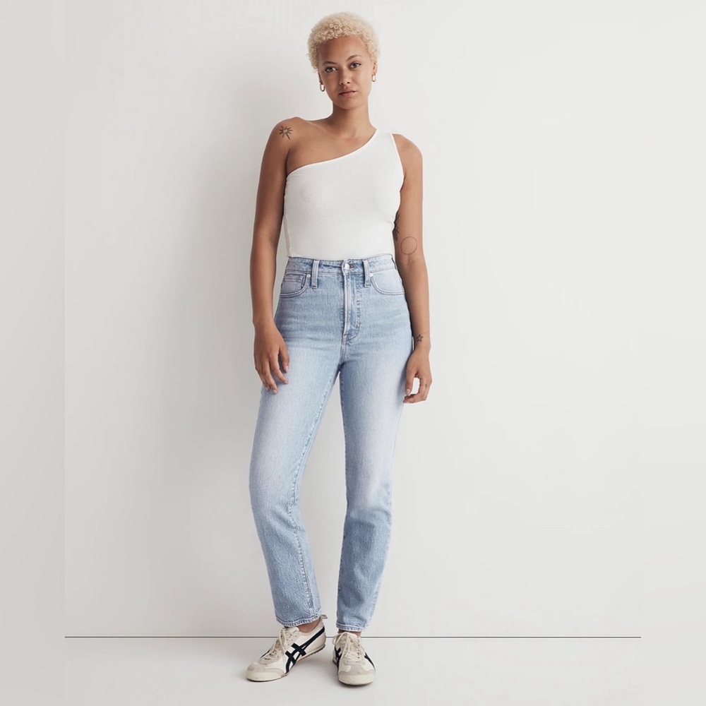 Madewell The Curvy Perfect Vintage Jean in Merle Wash Size 30